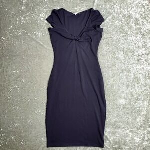 Unique Vintage Black Bow Tie Bodycon Midi dress